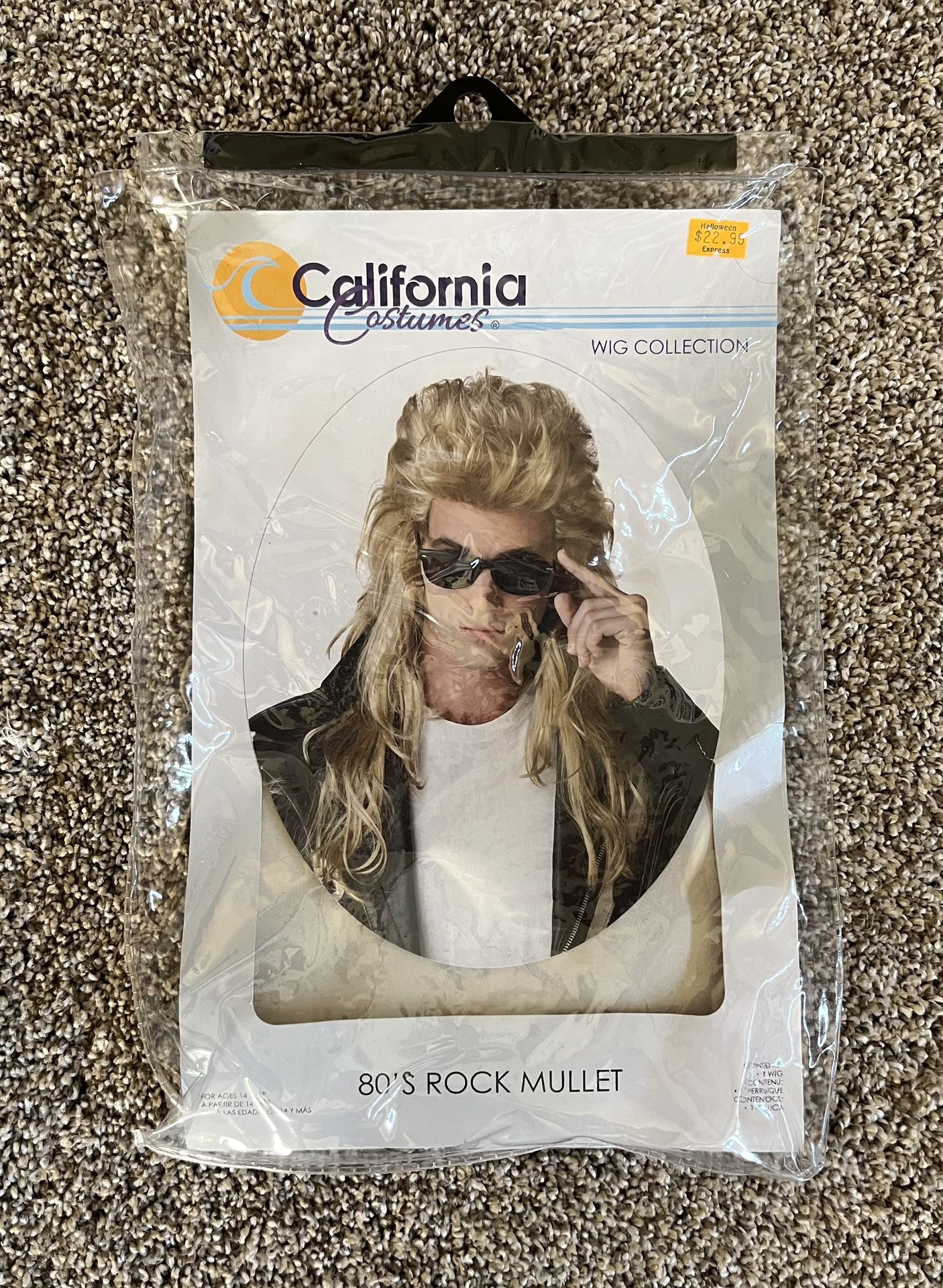 80's Rock Mullet Costume Wig
