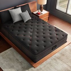 King Size Mattress BeatyRest Black C-Class 12” Inches Thick Extra Firm Wrapped in Plastic Direct From Factory Same Day Delivery  