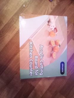 Kitchen Cutting Board Clear