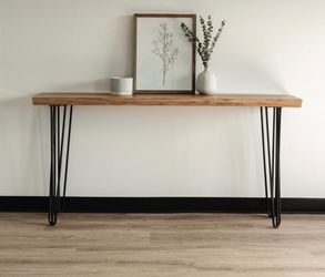 Live Edge Entryway Table