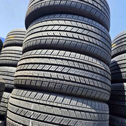 225-55-18 Falken Set De Tires Con 80% De Vida Las 4