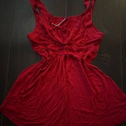Red Sleeveless tank top