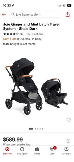 Joie Ginger and Mint travel system.