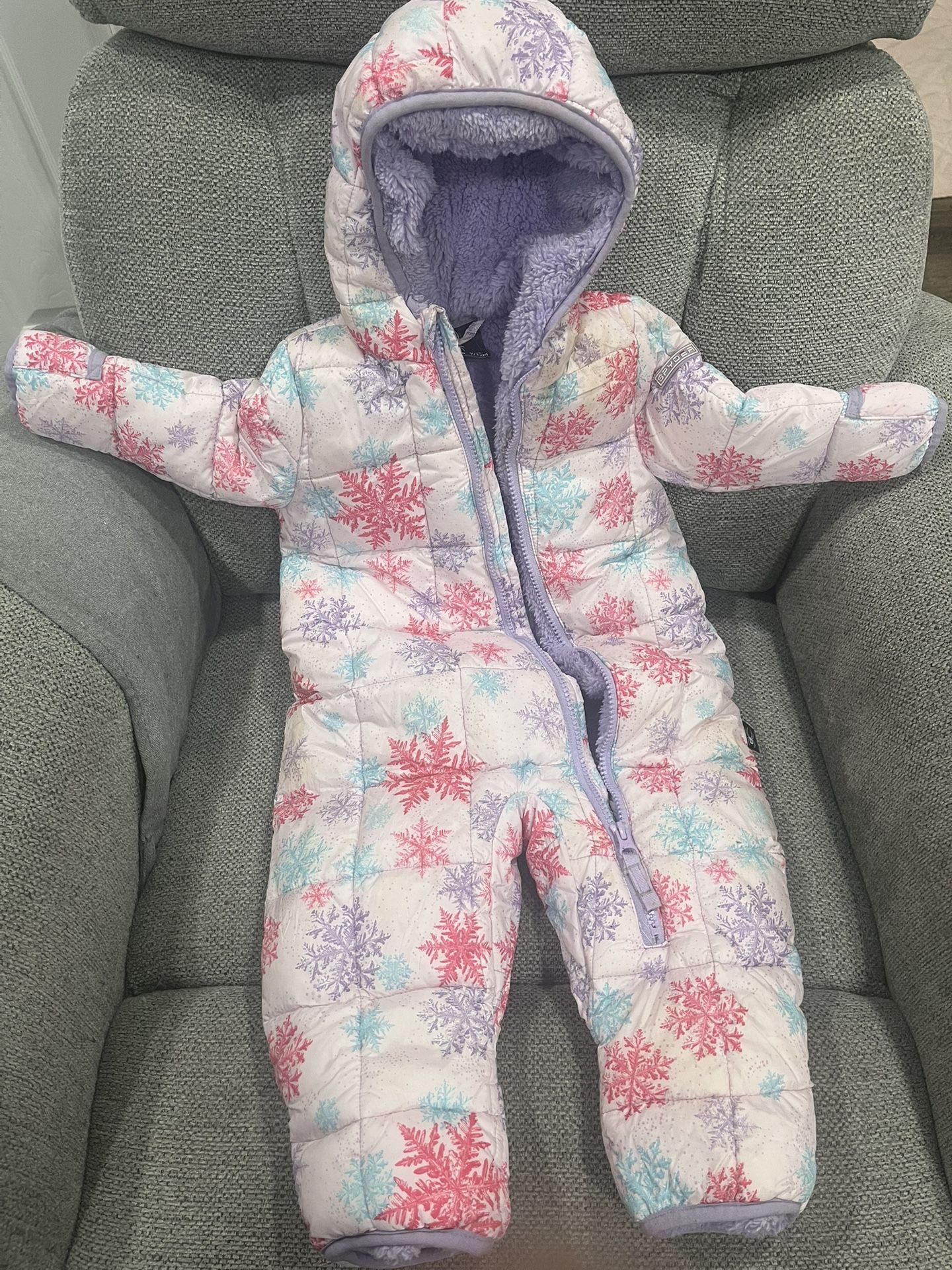 Toddler Girl Snow Suit 9-12M 