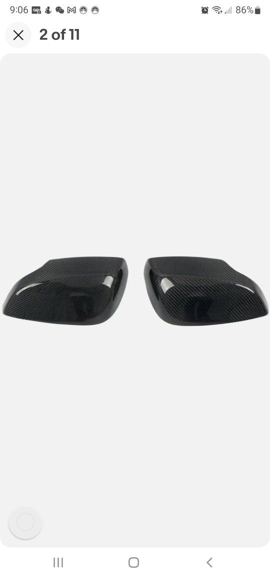 BRAND NEW 100% Real Carbon Fiber Side View Mirror Cover Caps For 2015-2020 Subaru WRX STI 