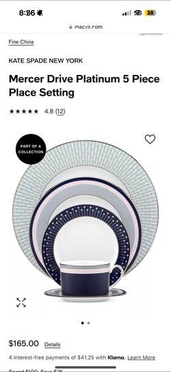 Kate Spade China Dishes