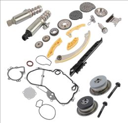 Timing Chain Kit Replacement for Chevy Captiva Cobalt Equinox Impala GMC Terrain Pontiac G5 Buick Lacrosse Regal 2009-2017 2.2L 2.4L L4 94201S 94201SX