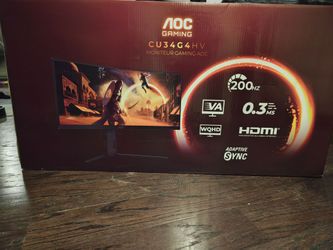 NEW AOC 34” 200Hz 1440p Ultrawide Gaming Monitor