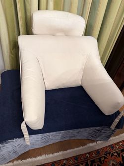 Oversized Cream Husband Pillow / Reading Pillow – $75 OBO