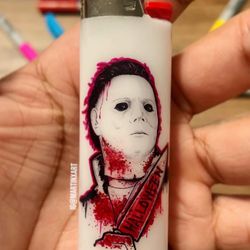 Halloween Custom Hand Drawn Lighter Art