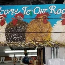 Wood Reclaimed Art Hand Painted