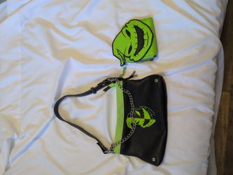 The Nightmare Before Christmas Oogie Boogie Shoulder Bag + Wallet Bundle