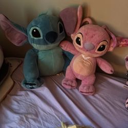 Stitch & Angel Plush Bundle - Lilo & Stitch 💙💖
