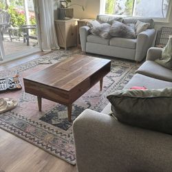 3 Piece Grey Sofa Set