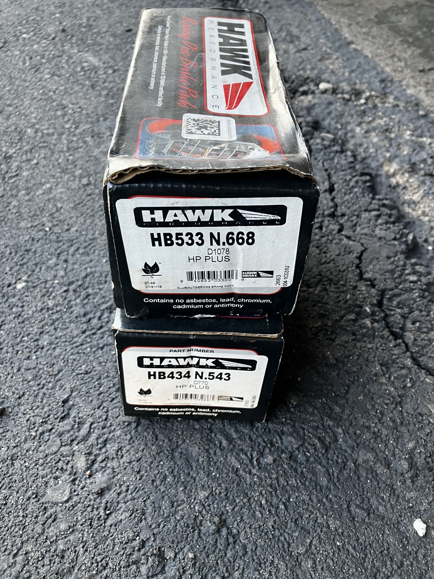 Hawk HP Plus Brake Pads (2005 Subaru Legacy GT)