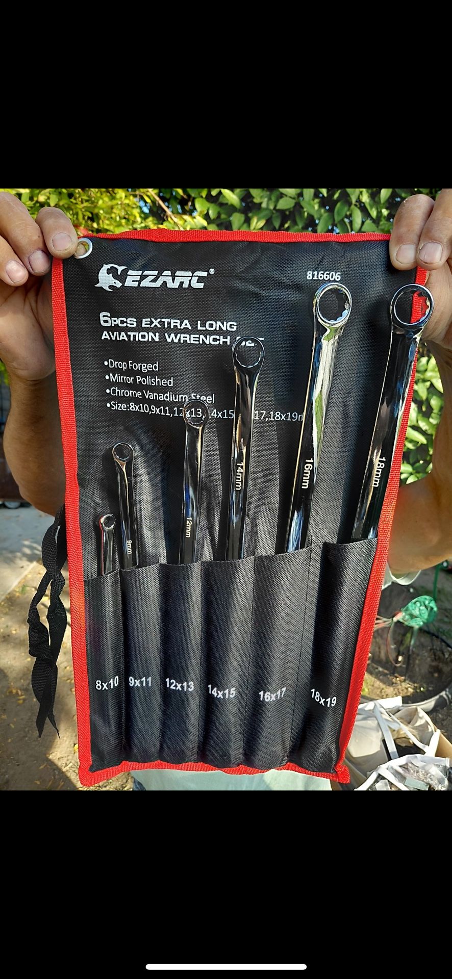 6Pcs Extra Long Wrench Kit. New!!