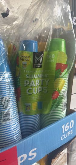 Member's Mark Summer Party Cups 160-Pack