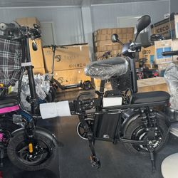 Electric folding bicycle