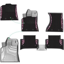 Brand New Double Layer 3D Custom Floor Mats For Porsche Macan 7 Piece, Waterproof