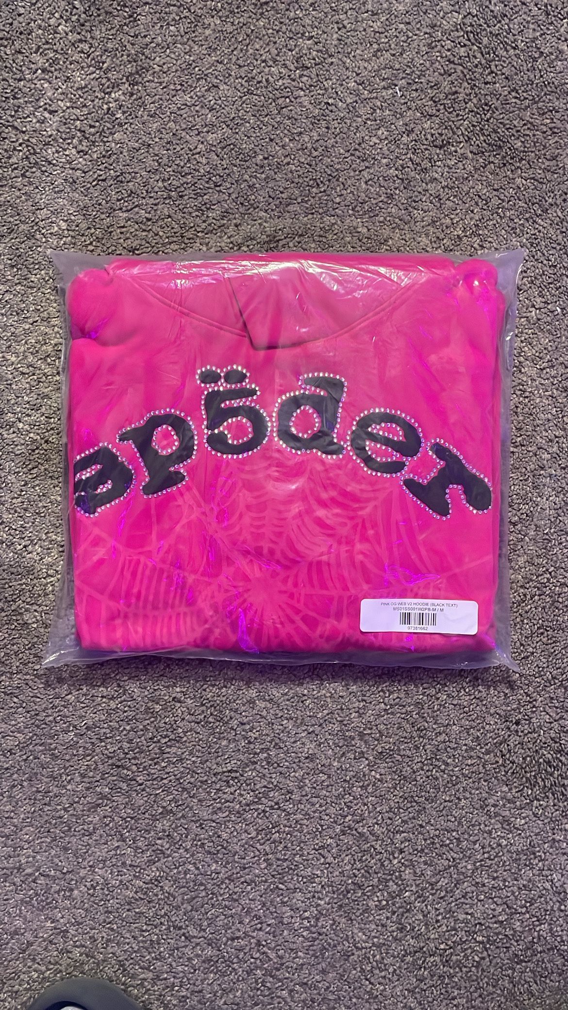 Sp5der Legacy Hoodie ‘Pink/Black’  
