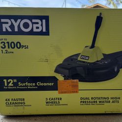 3100 PSI Ryobi 12” Surface Cleaner For Electric Power Washer  