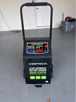 CEN-TECH 6/12V Automatic Battery Charger & Engine Jump Starter