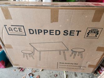 ACEssentials Kids Table and Stool Set