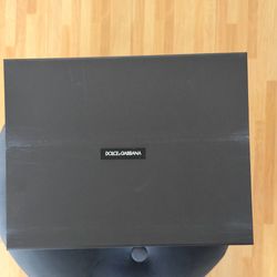 Authentic Dolce & Gabbana Empty Matte Black Magnetic Gift Box