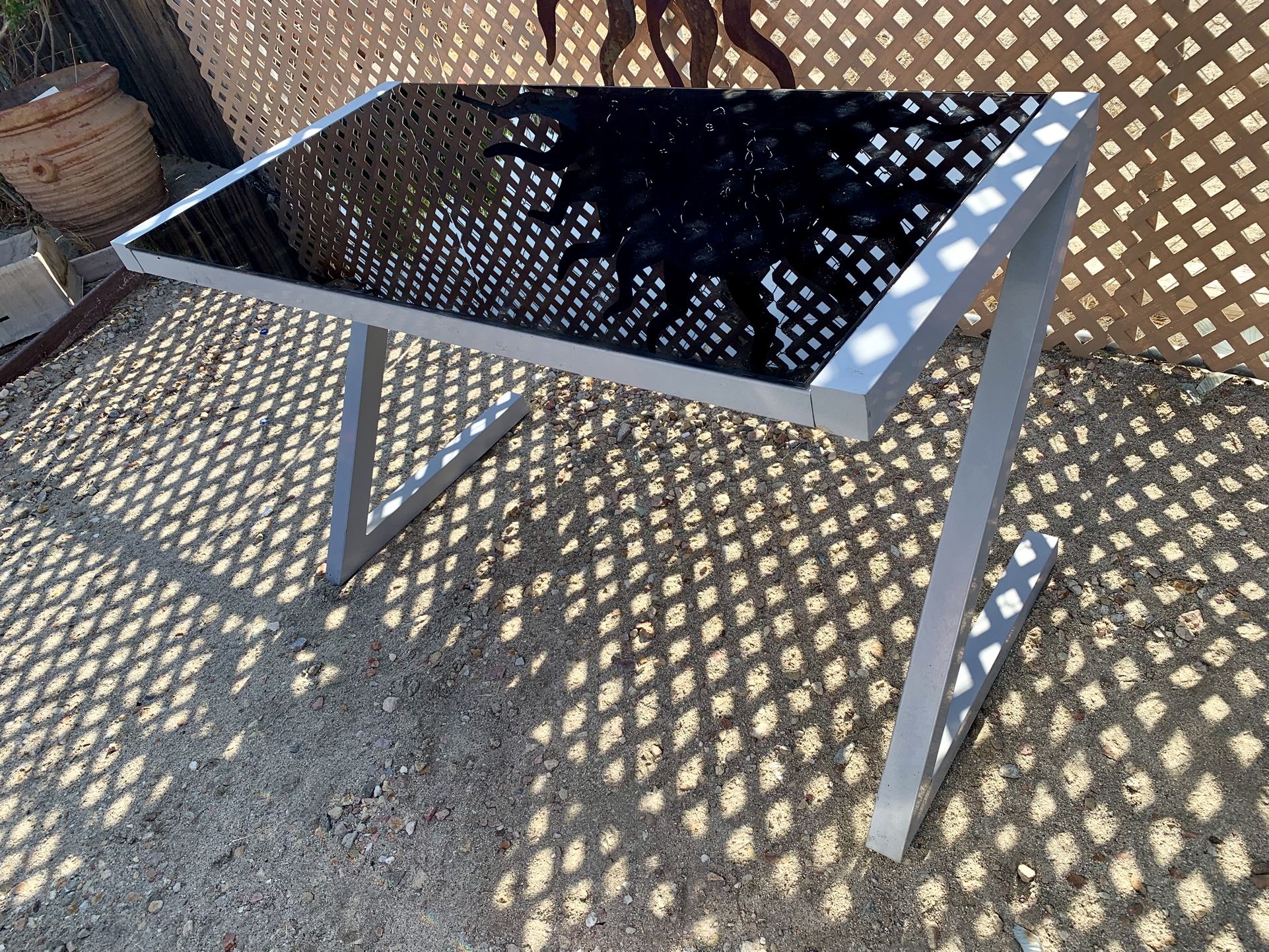 Glass Top Desk