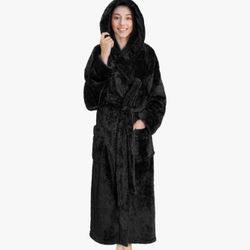 Women Hooded Robe 