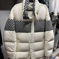Perfect Moment Polar Puffer Down Snow White Jacket S NEW Knit Panel Quilted Ski