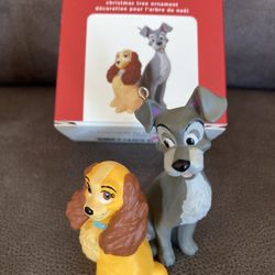 Hallmark Disney Ornament Lady And The Tramp 65th Anniversary 