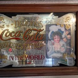Vintage Coca-cola Advertising Mirror