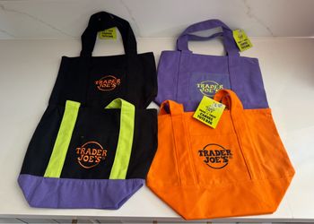 Trader Joe's Halloween Canvas Tote Bags