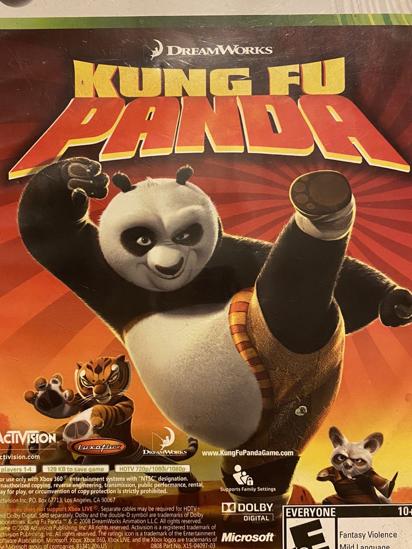 LEGO Indiana Jones and Kung Fu Panda (Microsoft Xbox 360, 2008)