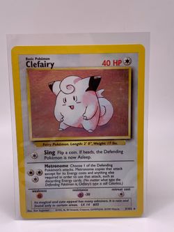 Original 1999 holographic Clefairy