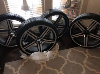 24 inc Rims and Tires