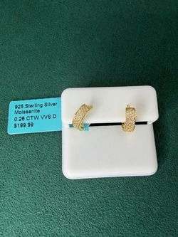 .925 Solid Sterling Silver Earrings