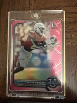 Xavier Worthy- Rookie Bowman University 1st 