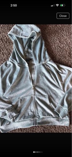 Victoria's Secret Velour Zip-Up Hoodie