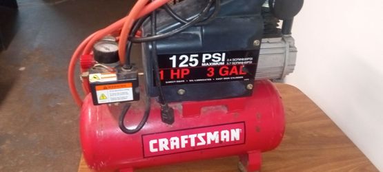 Electric Craftsman compressor with air hose