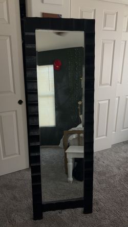 Large black mirror