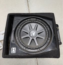 Kicker 12” Subwoofer & DX 500.1 Amp