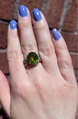 Peridot ring