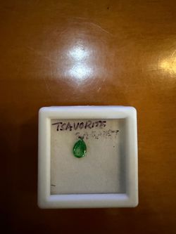 0.264 CT Tsavorite Garnet – Pear Cut – Vivid Green Loose Gemstone