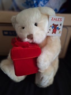 Gund Bear with Red Gift Box 