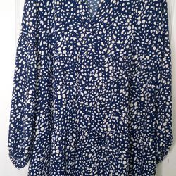 Blue dress for women