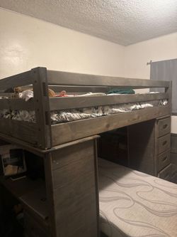 Loft bed with stairs