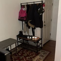 Coat & Shoe Rack 