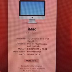 iMac 2017 21.5 Inch
